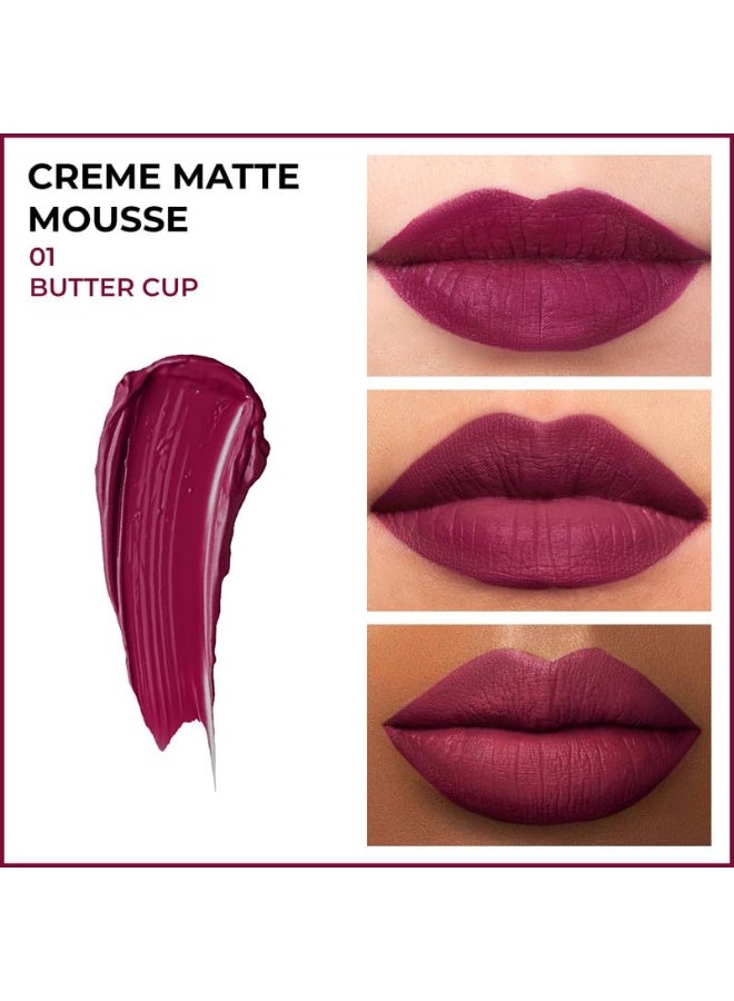 إنسايت كريم أساس إنسايت كريمي مطفي موس | ملمس مخملي | لمسة نهائية مطفية ناعمة | غني بالسكوالين | تركيبة خفيفة الوزن تدوم طويلاً | لون زبدة الكوب - 6.5 غرام - Image 3